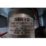  96 RPM 24 volt motor, asmaat 8 mm. Unused.